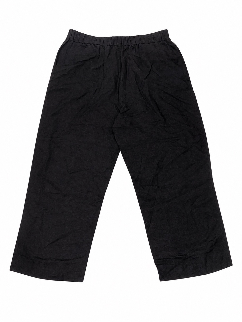 KARL LAGERFELD PARIS Women's Linen Blend Cropped Pants Size 12 - Picture 3 of 9